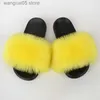 Pantoufles Nouvelle Arrivée Fille De Luxe Fluffy Fourrure Pantoufles Dames Intérieur Chaud Fourrure De Fourrure Tongs Femmes Incroyable En Peluche De Fourrure Diapositives En Gros Chaude T230712