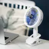 Electric Fans Multifunctional Folding Fan USB Charging Portable Fan Desktop Mini LED Night Light Fan Support Air Cooling Outdoor Camping Fan