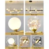 シャンデリア現代のシャンデリアゴールド/ブラック G9 電球 Led レストランキッチン北欧ランプ寝室の装飾照明器具