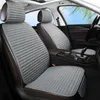 Nieuwe vlas Summer Cover Car Interieur Accessoires Voorzijde Achter achterste Volle Set linnen zitbeschermer kussen Automobile Mat Protect Pad