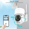 IP Cameras Solar Camera Wifi Outdoor 1080P PIR Human Detection Wireless Surveillance With Panel 7800mAh Recharge Battery 230712