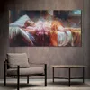 Modern Abstract Canvas Art Reclining Woman Handmade Oil Painting Contemporary Wall Decor