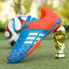 Sicherheitsschuhe Soccer Society Kinder rutschfeste Fußballschuhe Training TFAG Futsal Jungen Chuteira Campo Sports Turf Sneakers 230711