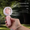 Electric Fans Mini Portable Fan USB RechargeableWith Night Light Silent Cute Summer For Home Outerdoor HandheldSmall Electric Fan