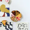 Magneti per il frigo Cartone animato Pizza Cibo Frigorifero Scatola creativa Decorativo Po Messaggio Posta Arredamento per la casa 230711