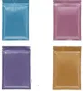 포장 가방 100pcs/컬러 MTI 컬러 resealable zip mylar bag 음식 저장 알루미늄 호일 가방 플라스틱 포장 냄새 증거 파우치 J1