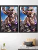 Taki Ivy Sophitia Soul Calibur Videospiel Kawaii Cartoon Anime Sexy Nude Art-Poster Wohnzimmer-Schlafzimmer Seide Home Prints L230704