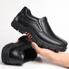 Dress Shoes Genuine Leather Men Loafers Soft Cow Casual Male Footwear Black Brown Slipon A2088 230712