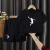 Clothing Sets Summer Kids Basketball Sports Uniform Sets Boys Girls Suits 2-Pieces Suit T-shirt Outfit Children Match Training Fans Clothes 230711