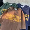 女性の Tシャツアメリカンレトロニッチスノー英語半袖 Tシャツ夏ルーズカジュアルイントレンディなカップルの衣装純粋な綿 Y2k トップ 230711