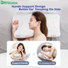 Pillow Purenlatex 14cm Contour Memory Foam Cervical Orthopedic Neck Pain for Side Back Stomach Sleeper Remedial Pillows 230711