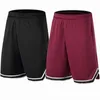 Outdoor Shorts Basket Shorts Andas Svett Sport Löpar Shorts Outdoor Sports Fitness Korta Byxor Lösa svarta/röda Beach Shorts 230711