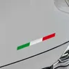 New 2pcs 3D Italy Badge Car Sticker Auto Motorcycle Door Tank Fender Bumper Body Side Italia Styling Stickers Car Decor Accessories