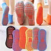 children park socks Professional anti skid trampoline socks baby bounce anklet boy girl jump sox silicone floor sock for 1-4 yeras old