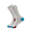 Sports Socks Coolmax Men's Cycling Riding Bicycle Breathable Basketball Sport Running Hiking Camping Walking