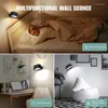 Wall Lamp Up&Down Source Lights Metal Light Rechargeable LED Sconces Reading Bedroom