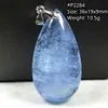 Pendentif Colliers Naturel Bleu Aigue-Marine Collier Pendentif Pour Femmes Dame Hommes Beauté Cadeau Cristal Argent Perles Rare Pierre Gemme Bijoux AAAAA HKD230712