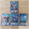 Kartenspiele Yugioh-Karten mit Blechdose Yu Gi Oh 72 Stück holografische englische Version Golden Letter Duel Links Spiel Blue Eyes Exodia 22071 Dhukl