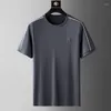 Trainingspakken voor heren Minglu Modal Zomersets Luxe korte mouw Effen kleur T-shirts Sport Casual Herenpakken Mode Elastische taille