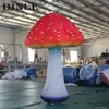 Sand Play Water Fun 3 m 5 m suministro de fiesta hongo inflable gigante de colores vivos con luces led para eventos de festivales al aire libre 230711