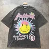 T-shirt da uomo T-shirt Hellstar 2023 Summer New Sun bet Stampa High Street Fashion Casual Loose Uomo Donna T-shirt manica corta Foto reali T230712