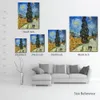 High Quality Vincent Van Gogh Oil Painting Cypress Against A Starry Sky Handmade Canvas Art Landscape Home Decor for Bedroom