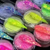 Acryl Poeders Vloeistoffen 12Box Set Mixed Hexagon Nail Glitter Carving Crystal Acrilic Powder Professional Extension Pigment DIY Manicure Kit 230712