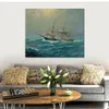 Zeilschepen Canvas Art Wild Ranger Frank Vining Smith Schilderij Handgeschilderde Romantiek Woonkamer Decor