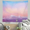 Tapisseries Tapisserie Beau Petit Ciel Bleu Frais Et Nuages blancs Fond Chambre Salon Personnalité Décoration Tissu Suspendu R230710