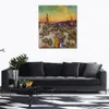 Handgemaakte Canvas Art De Promenade Avond Vincent Van Gogh Schilderij Impressionistisch Landschap Kunstwerk Badkamer Decor