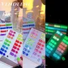 Smalto per unghie fluorescente Glow in dark Paillettes Gel Neon UV LED Nails Soak Off Varnish Luminous Art 230712