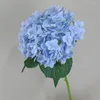 Dekorativa blommor Creative Faux Hortensia Ej blekande stora konstgjorda hortensior Sidenblomma Lång livslängd Heminredning