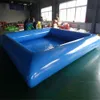 Customized Outdoor Games water pool large swimming pools square shaped fit for walking ball 0.6mm PVC Repair kits