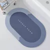 الحصير الحمام الحمام حصيرة تخصيص حديثة بسيطة غير قسيمة دياتوم الطين السريع تجفيف عالي الجودة المنزل