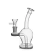 Atacado Mini narguilé barato protable vidro colorido dab rig bong água tabaco bongs cachimbo com 14mm masculino erva seca fumar tigela