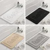 Bath Mats Memory Foam Bath Mats Rugs for Bathroom Water Absorbent Floor Indoor Door Mat Outdoor Kitchen Rug Shower Carpet White 230711