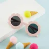 Sunglasses Tire Flower Round Frame Sun Glasses Cute Decorative For Girls Boys Children Kids Outdoor Protection Eyeglasses