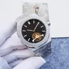 Tourbillon Classic Fashion Men 's Automatic Watch 42mm 스테인레스 스틸 접이식 걸쇠 수영 시계 Sapphire Luminous Watch Montre de Luxe