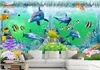 Wallpapers 3d Room Wallpaper Landscape Custom Mural Po Sea Ice Dolphins Decoration Painting Wall Murals For Walls 3 D