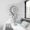 Other Decorative Stickers Dreamcatcher Wall Sticker Vinyl Removable Decals Creative Beautiful Flower Sticker For Bedroom Living Room House Decor x0712