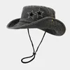 Nouveau coton seau chapeaux unisexe été crème solaire Panama pêcheur chapeau en plein air Camping randonnée chapeau de soleil