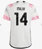 Novo 23 24 VLAHOVIC JUVENTUS Jersey KEAN 2023 2024 LOCATELLI POGBA CHIESA RABIOT Home Away 3ª Camisa de Futebol BREMER DANILO adulto Men Kids kit uniforme JUVE