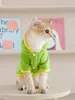 Disfraces de gato, ropa para mascotas de dibujos animados, sudadera de lana para perro, abrigo, ropa de tela, ropa de invierno, sudaderas con capucha pequeñas, ropa