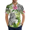 Camicie casual da uomo HX Fashion Animal Hawaii Tropical Plant Parrot Art 3D Stampato Uomo Estate Manica corta Top Camisas