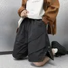 Shorts masculino verão moda masculina oversized perna larga streetwear japonês hip-hop solto cargo masculino plus size M-5XL