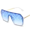 Diseñador lunette gafas de sol para mujer para hombre F anteojos lente marco completo UV400 sol para mujer moda gafas de sol de lujo de gran tamaño Lady Mirrors Mujer Hombre Gafas Unisex F11