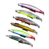 11PcsSet 95mm 95g 6 Haken Minnow Angeln Locken Kunststoff Bassbait Haken Künstliche Bass Crankbait Tackle1140989