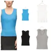 Damen-Top, Tanktops, Weste, T-Shirts, Anagramm-bestickte Tanktops aus Baumwollmischung, Designer-Röcke, Yoga-Anzug, elastische Sport-Stricktanktops