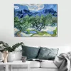 Ręcznie robione obrazy na płótnie autorstwa Vincenta Van Gogha Drzewa oliwne z Alpilles Modern Art Kitchen Room Decor