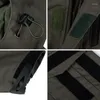 Herrenjacken, taktischer Kampf, mit Kapuze, Herren, Frühling, Herbst, Outdoor, Pendeln, Jagd, wasserdicht, winddicht, mehrere Taschen, Militärmäntel, männlich